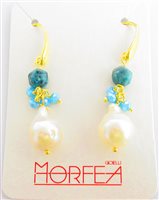 Orecchini Morfea Gioielli Donna in Ottone Perla 0010160 - 0010160